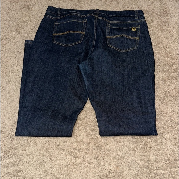 Michael Kors dark denim straight leg jeans - Picture 5 of 11